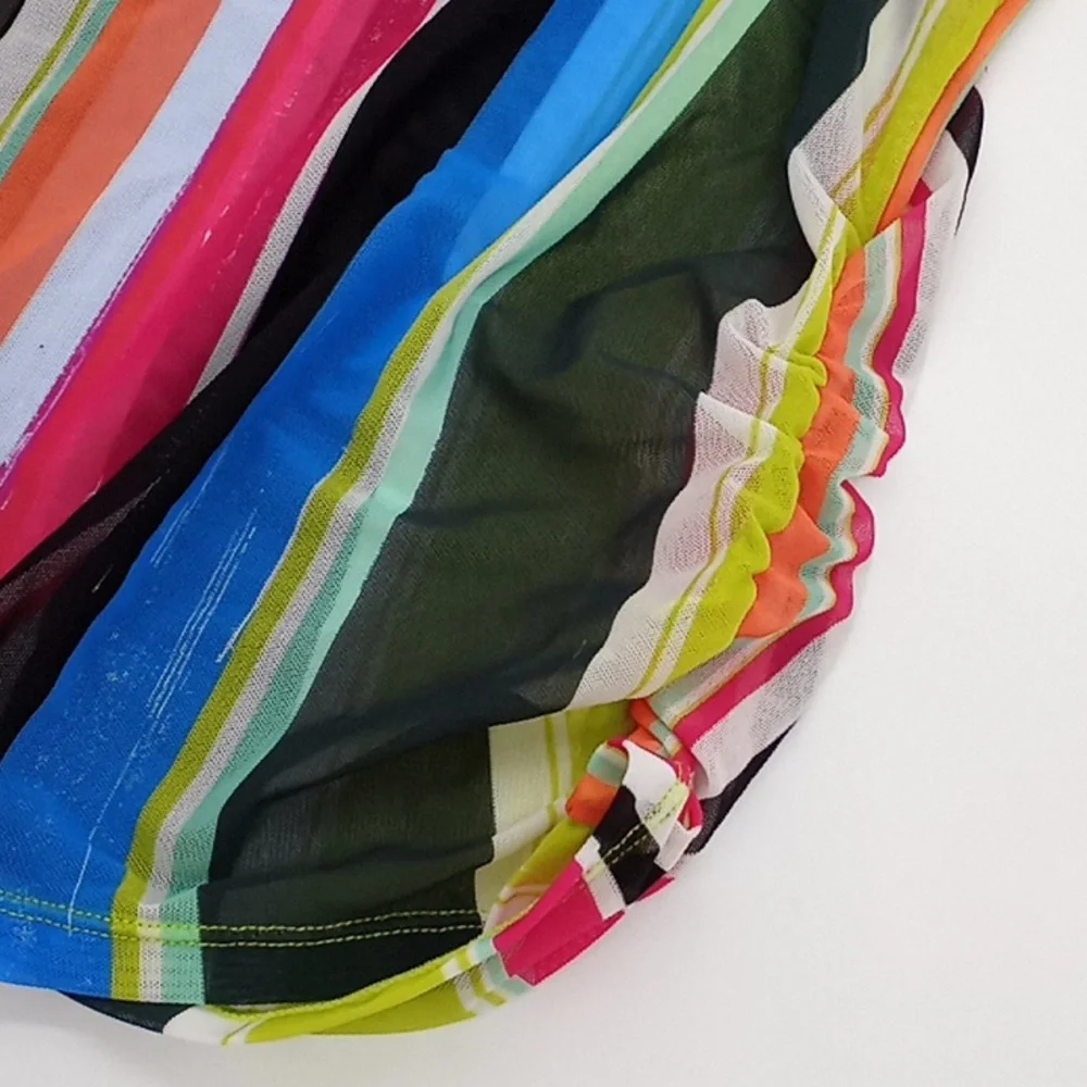 Anne Cole multicolor stripe